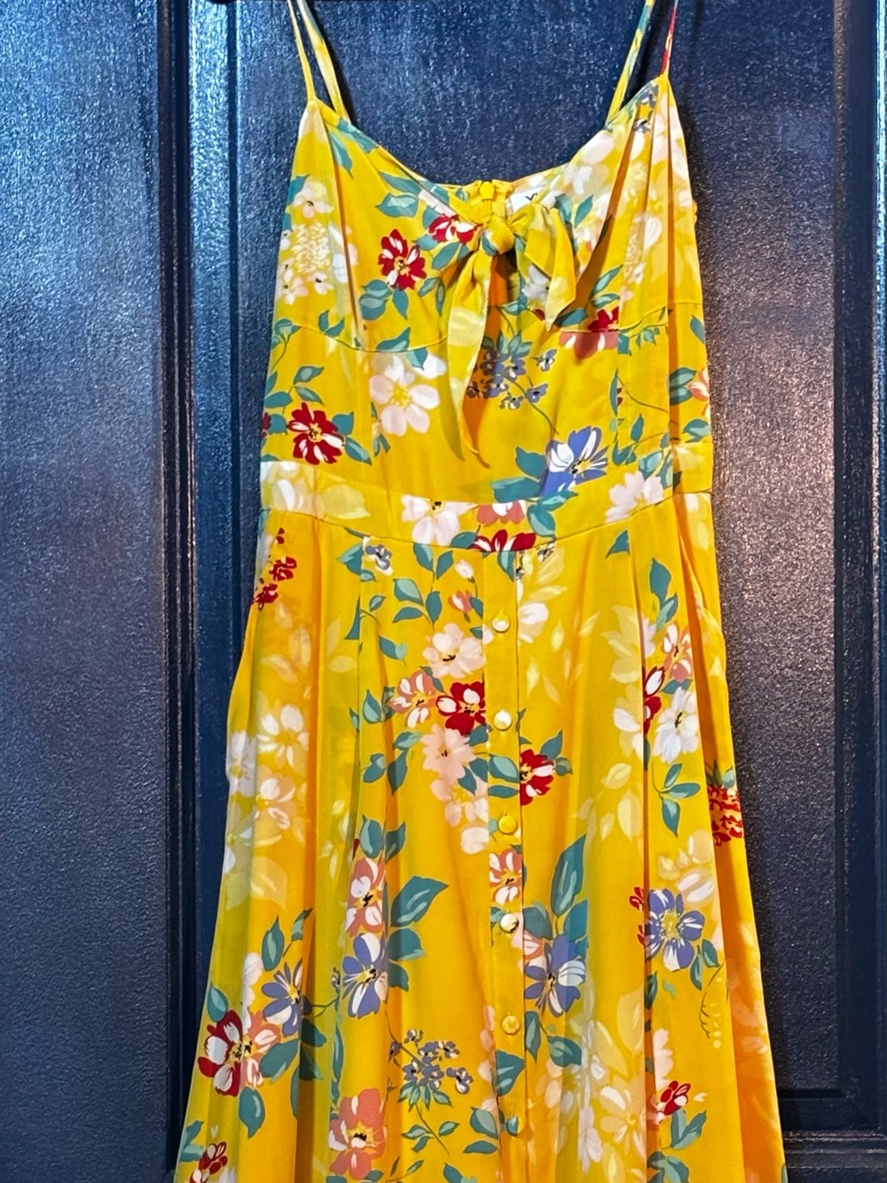 Yumi Kim Yellow “Happy Days” Pretty Woman Dress w Sweetheart Neckline size xs